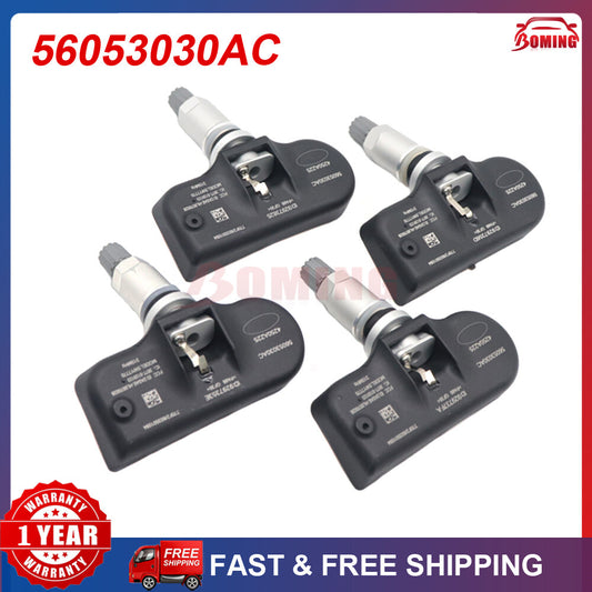 4x 56053030AC TPMS TIRE PRESSURE SENSOR for Chrysler for Dodge for Jeep 315MHz