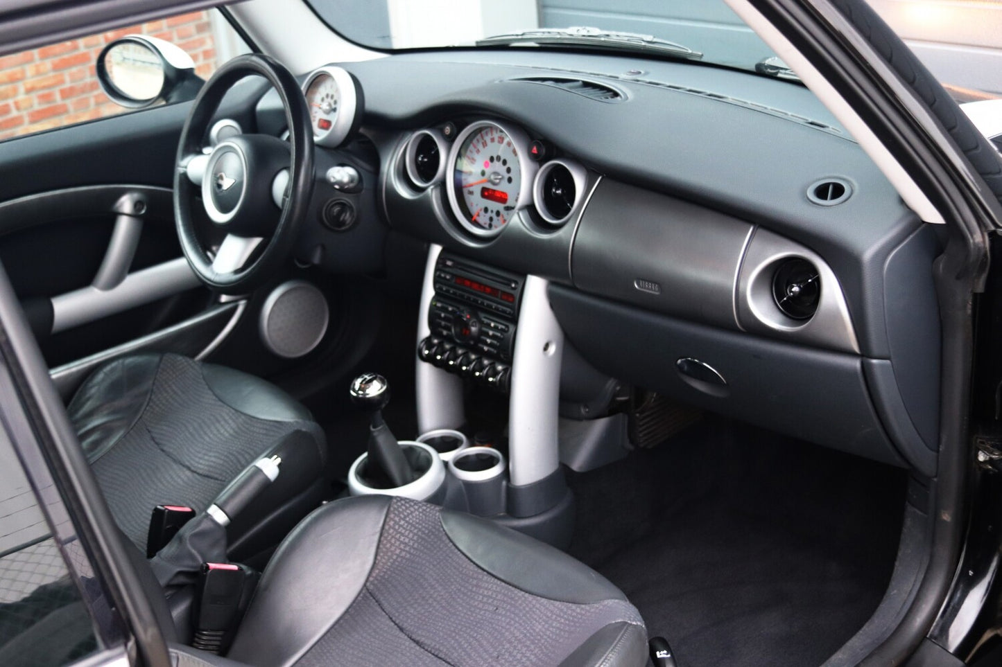 LHD Black Dashboard Glove Box Door Cover for Mini Cooper R50 R52 R53 2001 - 2006