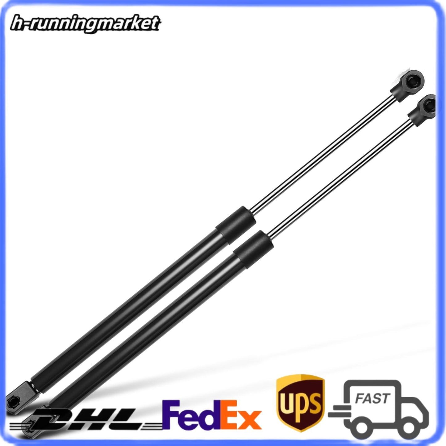 2pcs Rear Lift Supports Shock Struts for Jeep Grand Cherokee 11-18, DURANGO 11-22