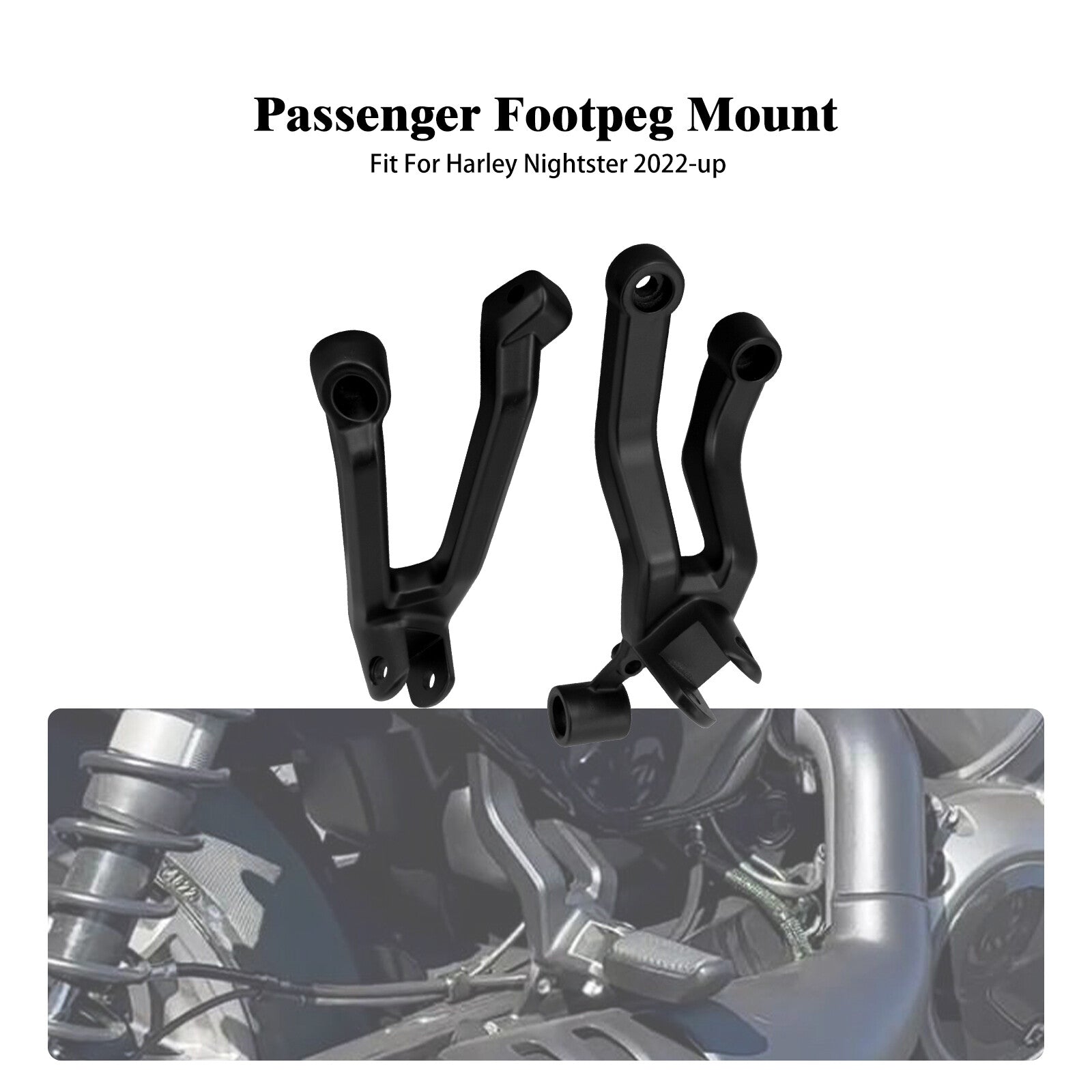 Rear Passanger Footpeg Mount Support Bracket for Harley Nightster RH 975 22-2023