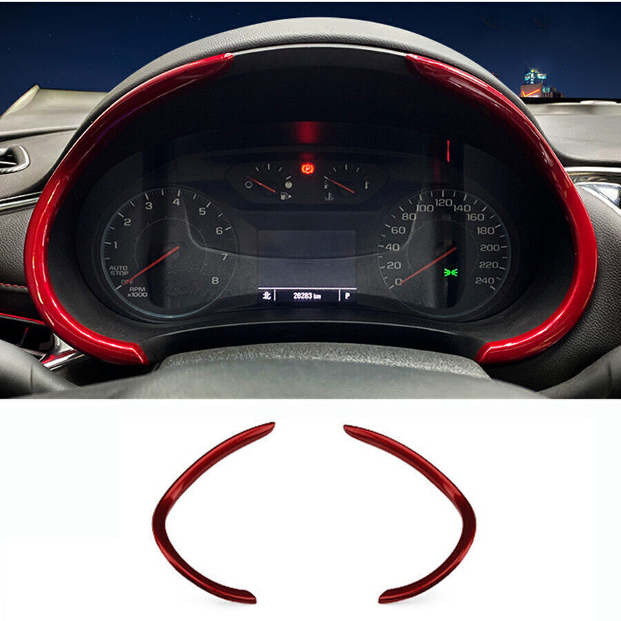 2P Red Console Instrument Board Panel Frame Trim for Chevrolet Malibu 2016-2024