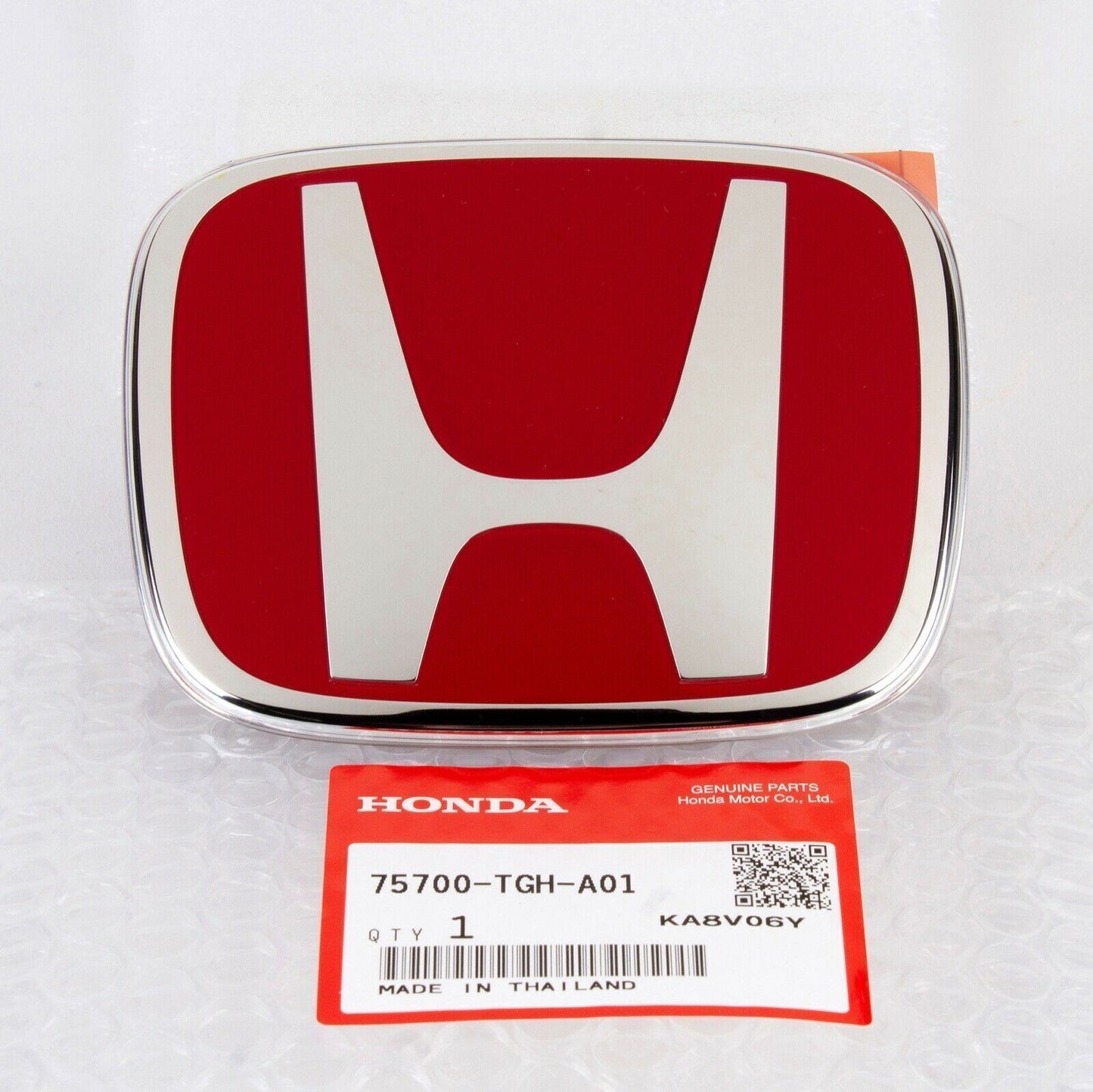 FOR STYLE FRONT RED 75700TGHA01 EMBLEM for CIVIC TYPE R FK8 2017-2021