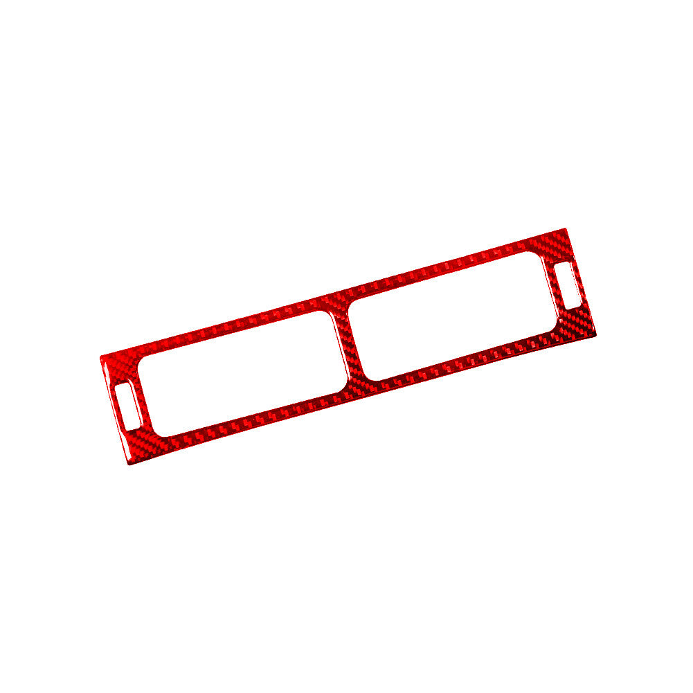 Red Carbon Fiber Center Air Vent Cover Trim For Silverado/tahoe/ for sierra 2007-2014