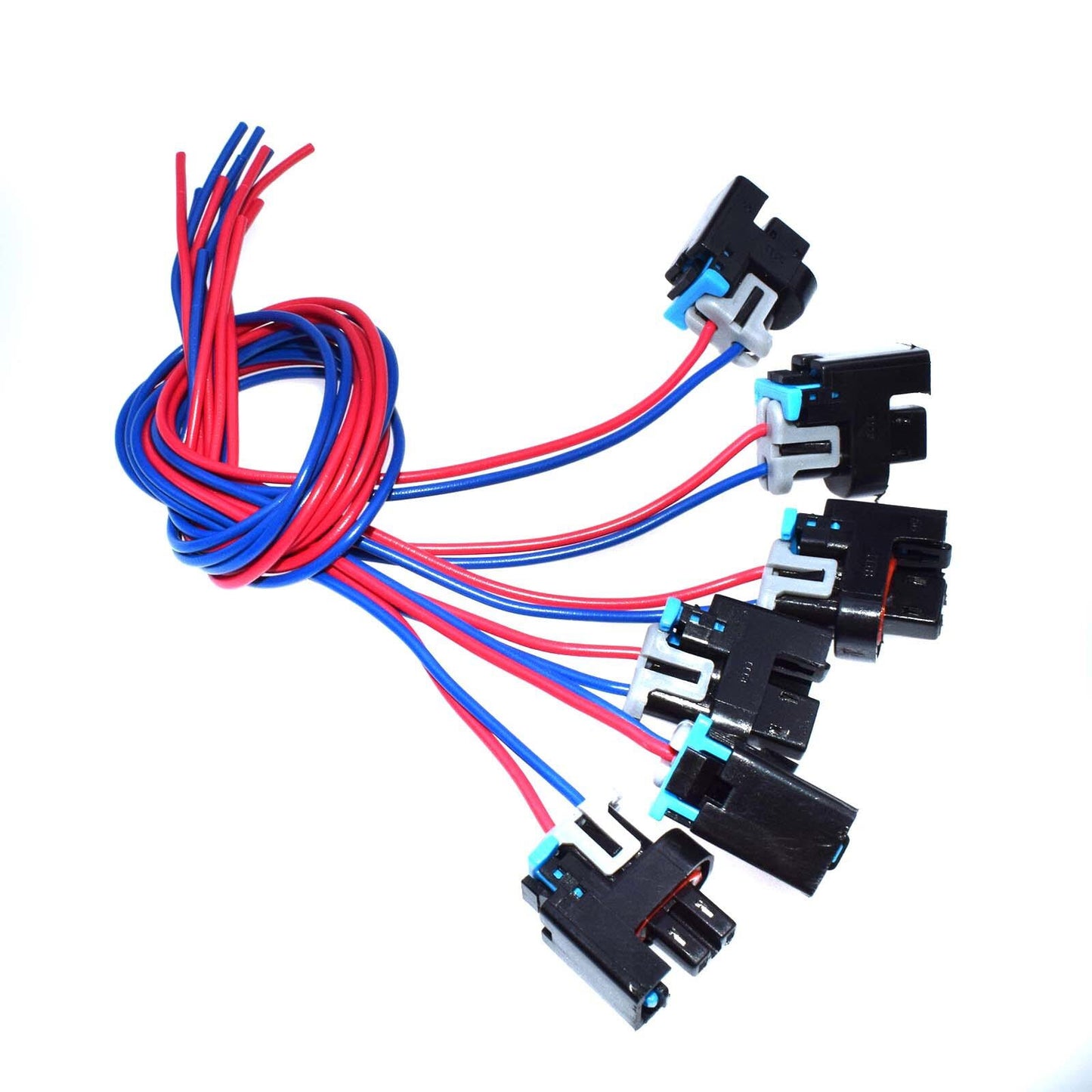 6-piece fuel injector connector harness tail replacement parts 1P1575 for GimChevy for Chevrolet
