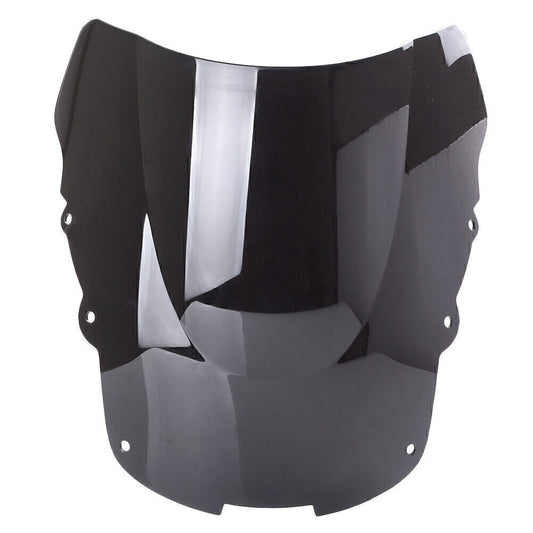 Windshield Windscreen Wind Screen Double Bubble for Honda CBR1100XX 96-07 Black