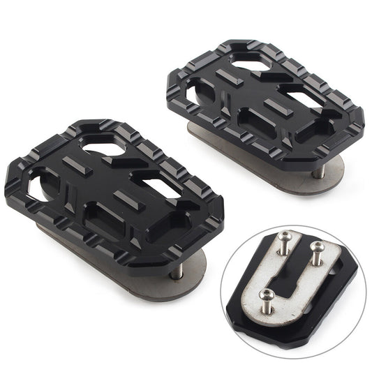 2x CNC Front Foot Pegs Pedals ForScrambler 1200XC 1200 XE Tiger 850 Sport Black