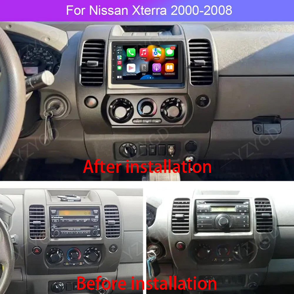 for Nissan Xterra 2000-2008 2+32GB Android 14 Carplay Car Radio GPS Navi Screen