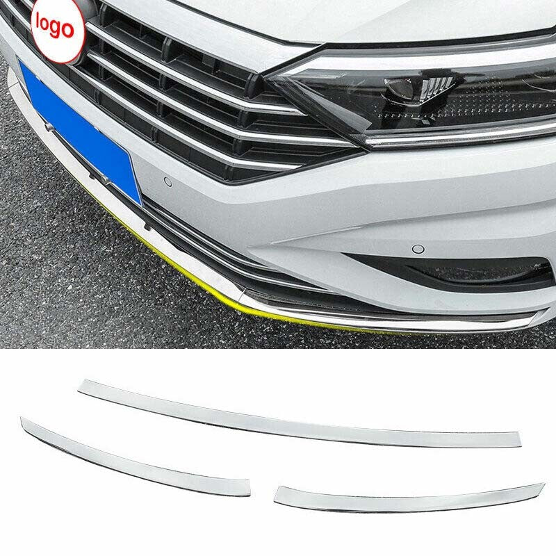 Guard for Volkswagen for Jetta Mk7 19-23 Bumper Protector Front Bumper ABS Silver
