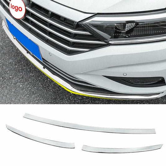 Guard for Volkswagen for Jetta Mk7 19-23 Bumper Protector Front Bumper ABS Silver