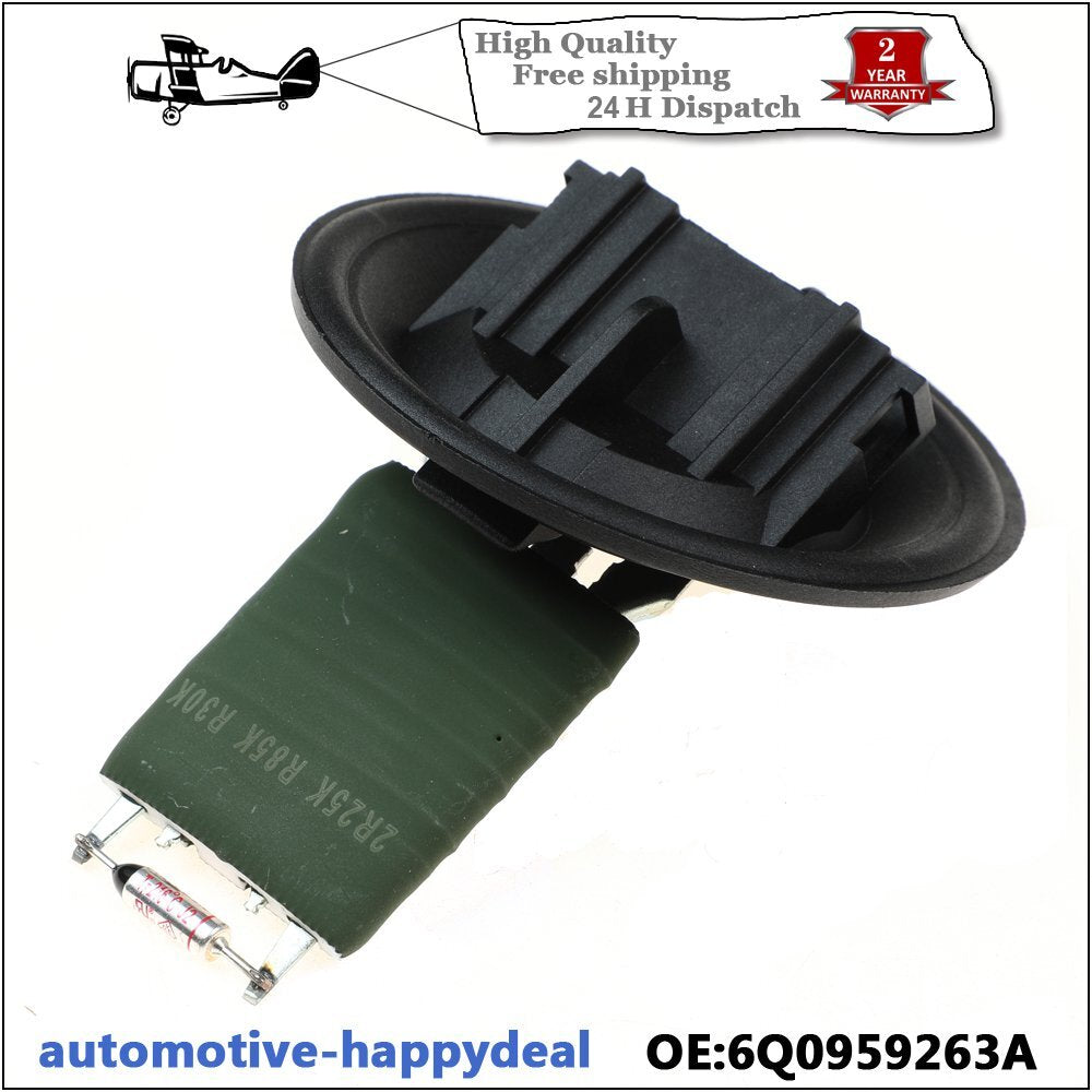 Heater Blower Fan Resistor 6Q0959263A for Audi A1 A2 for VW Polo for Seat Ibiza for Skoda