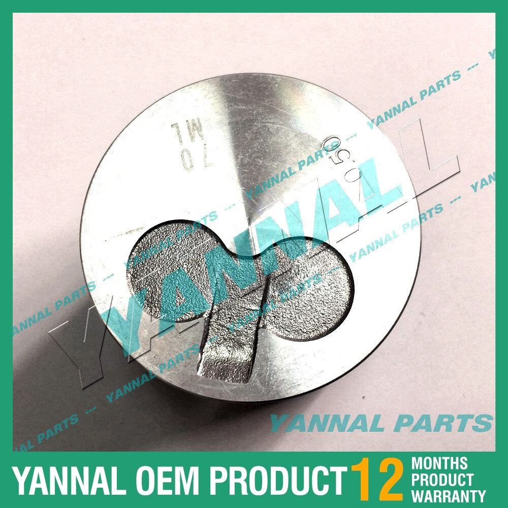 3 spare parts for Yanmar piston kits + 0.5 mm 3TNV70 IDI engine