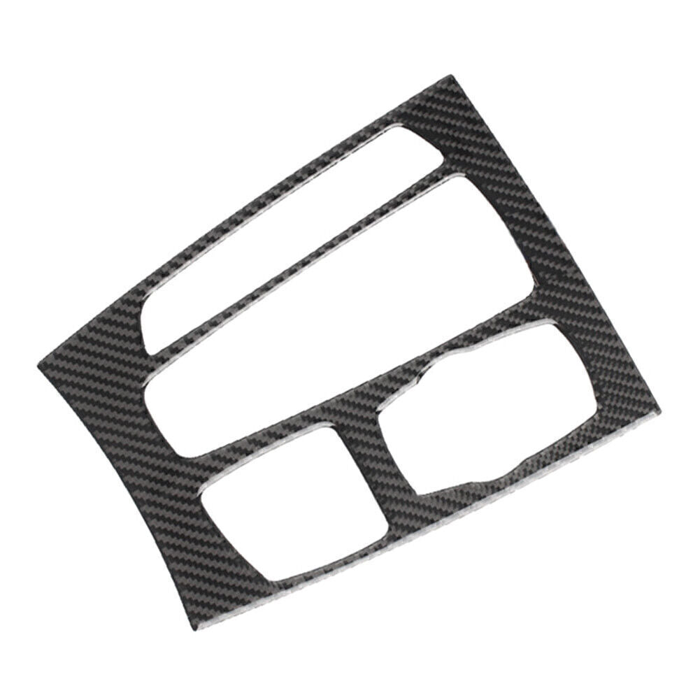 Carbon Fiber Gear Shift Panel Decor Cover Trim Sticker Fit for BMW X5 X6 F15 F16 17