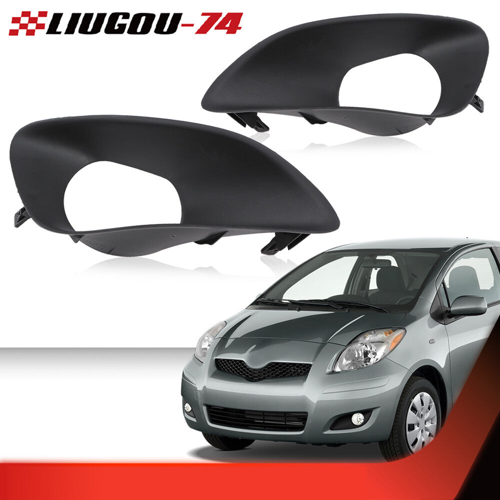 New decorative cover for Toyota Yaris Sedan 07-13 bumper fog lights and driver's light.