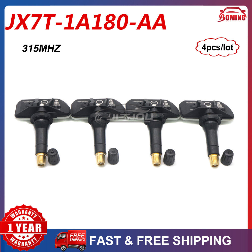 4x NEW TPMS for Ford Escape Transit Explorer TIRE PRESSURE SENSOR JX7T-1A180-AA