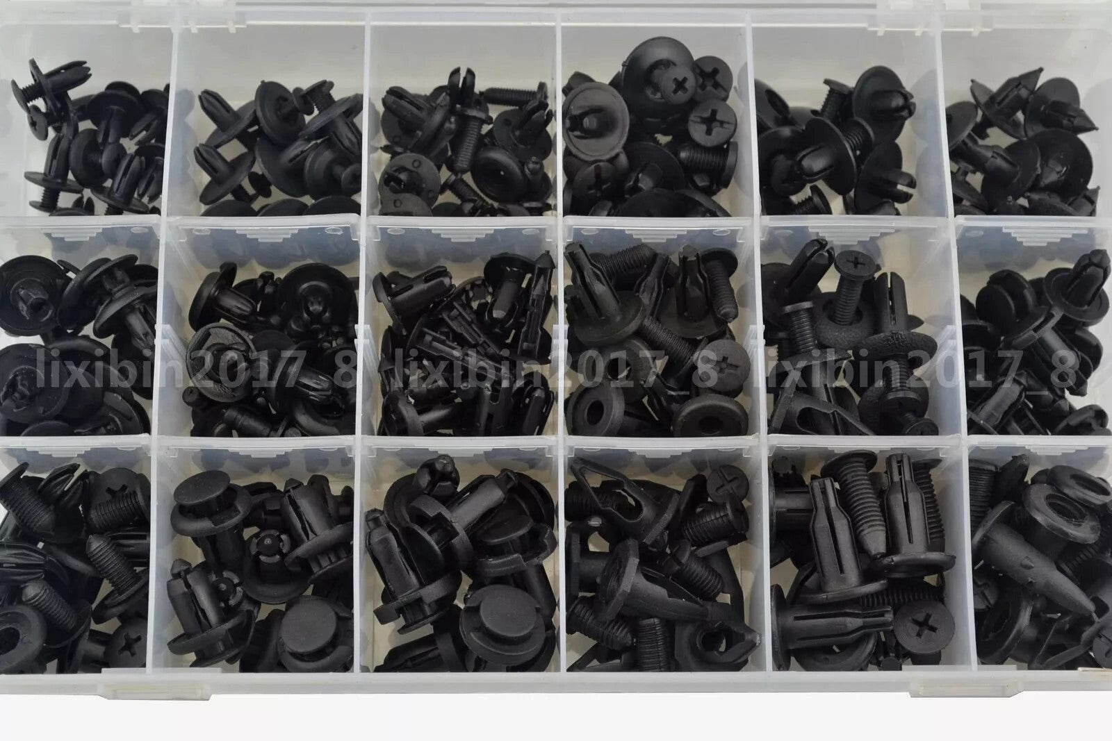 180x Car Push Pin Rivet Trim Clip Panel Retainer Assortment for Toyota for Honda