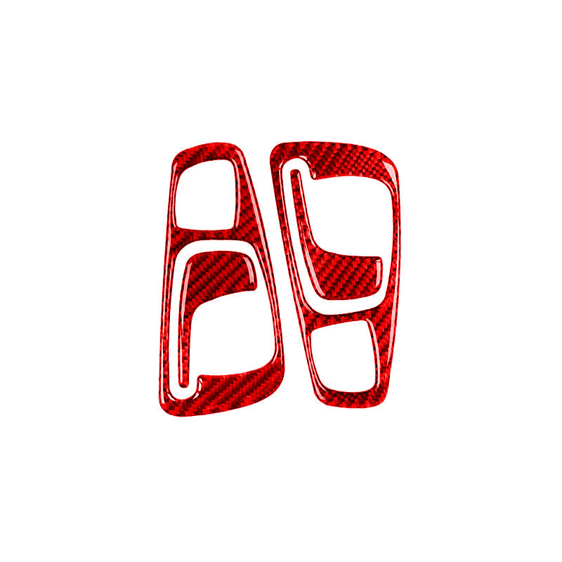 4pcs Red Carbon Fiber Interior Door Handle Cover Trim for Honda S2000 2004-2009