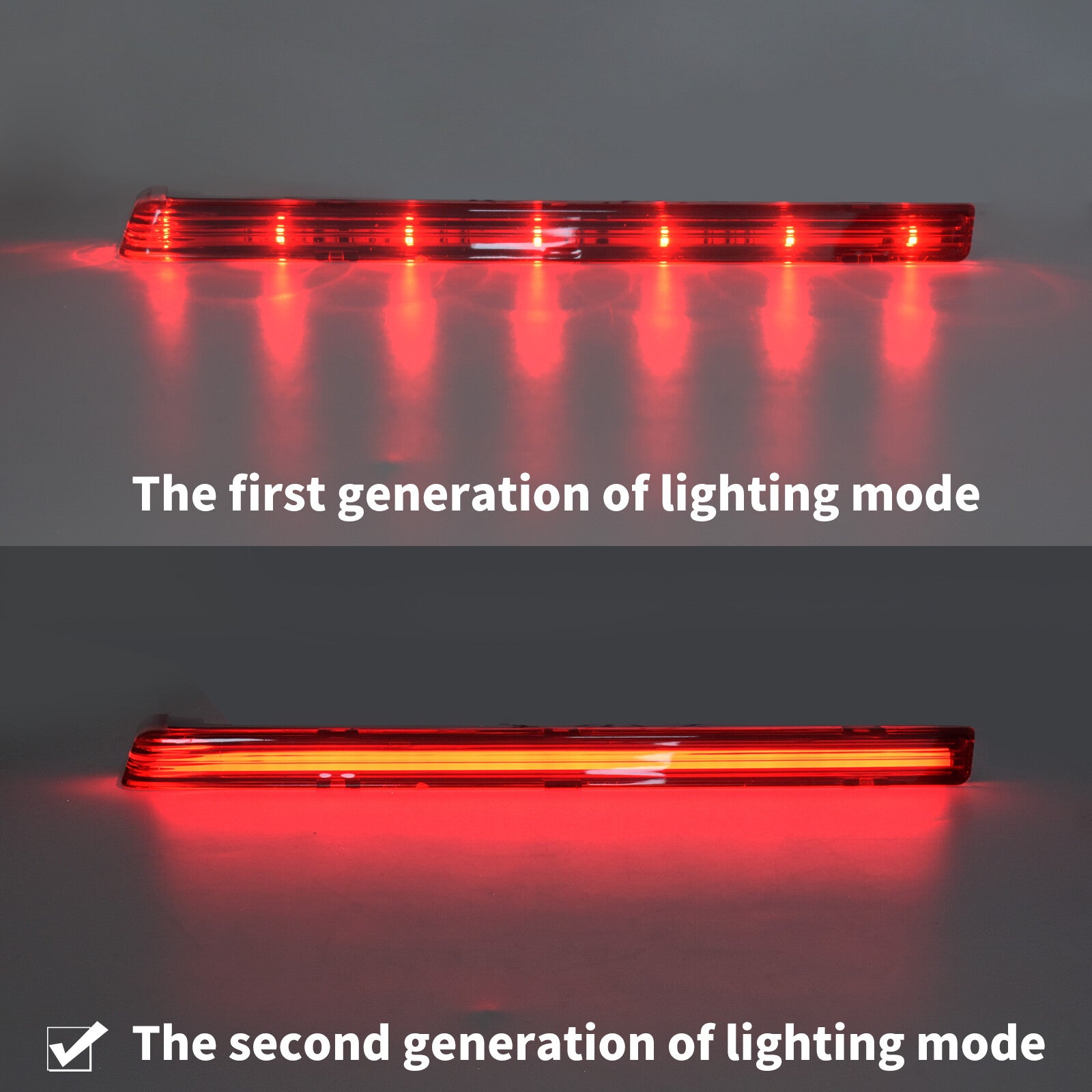 Smoke Pack Accent Side Marker LED Light for Harley Tour Pak Electra Road Glide
