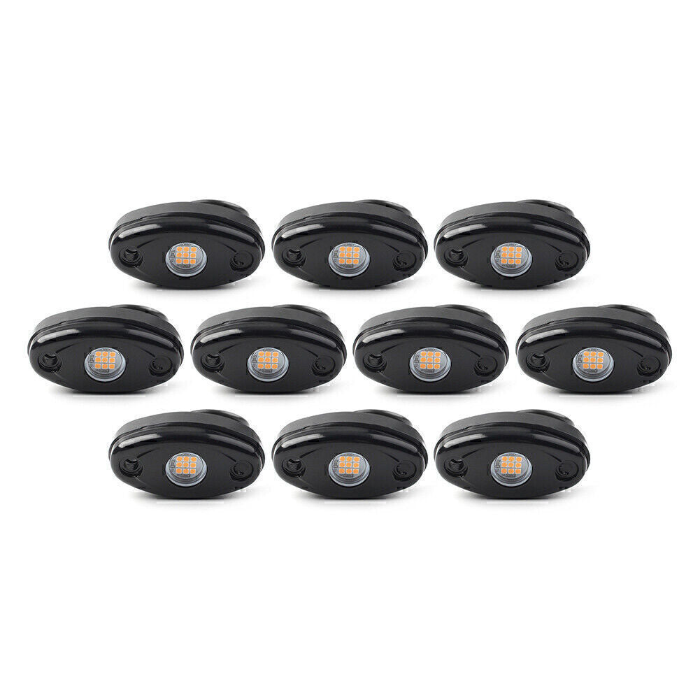 Gelbe LED Rock Lamp f¨¹r for JEEP ATV Off-Road LKW Unterbau Trail Rig Bar