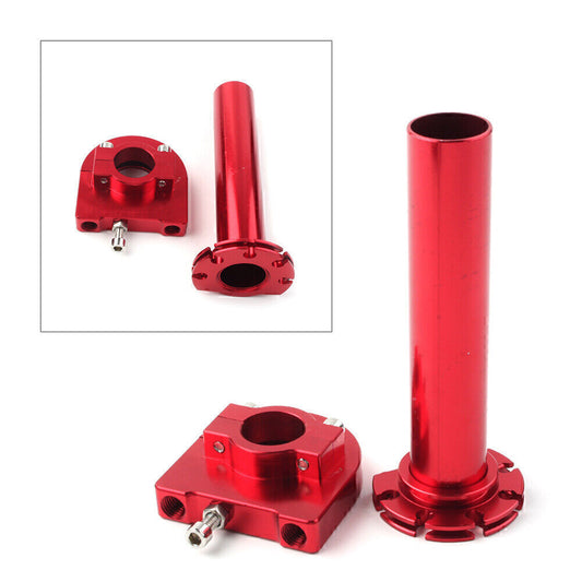 7/8 CNC Turn Twist Throttle Handle Bar Throttle Tube Fit Motorcycle Universal
