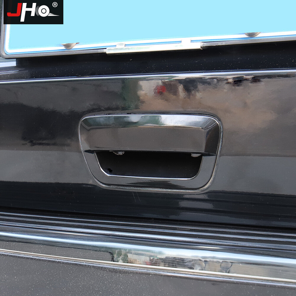 Glossy Black Rear Door Tailgate Handle Bowl Trim for Jeep Grand Cherokee 2014+