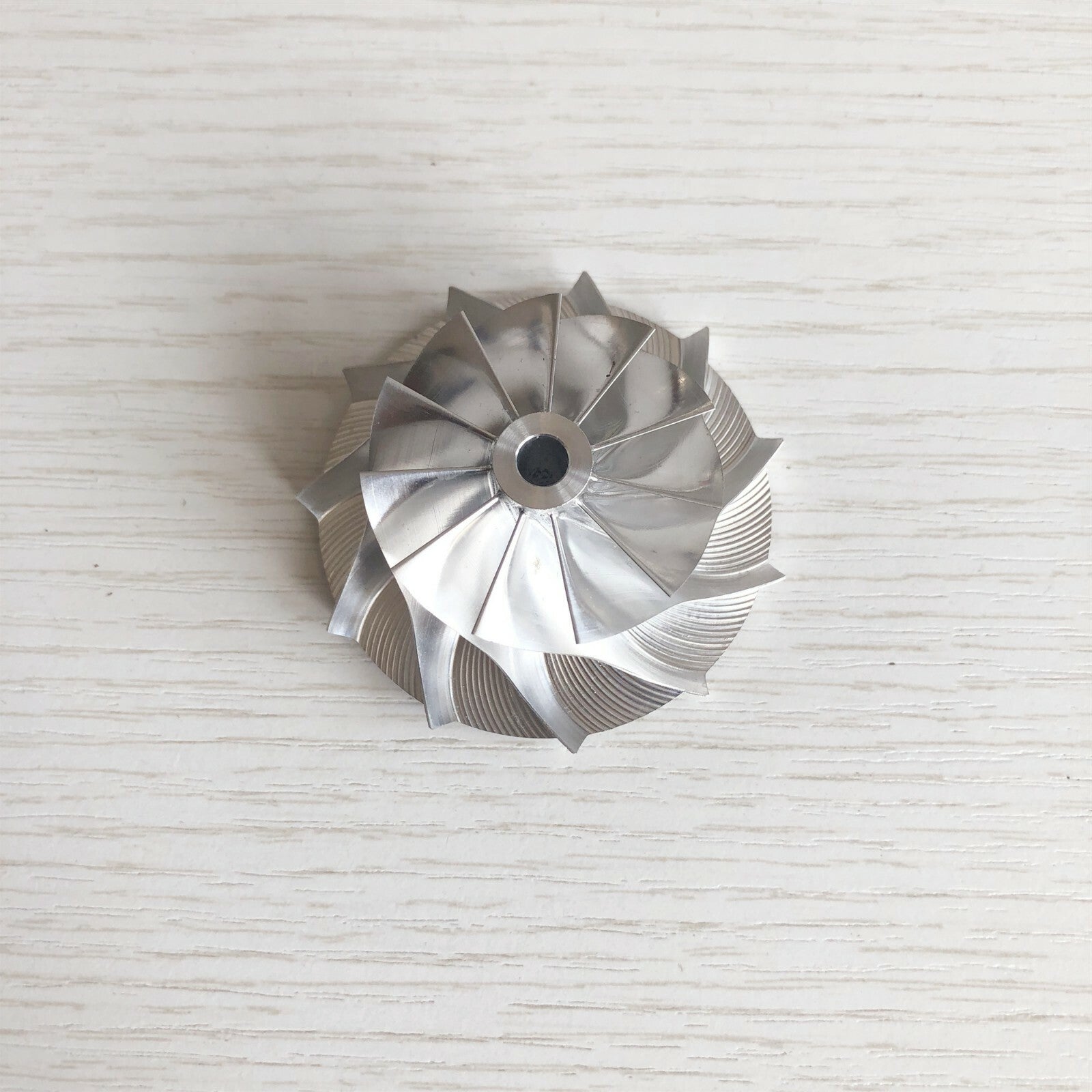 RHF5 36.60/52.50 mm 11+0 blade billet compressor wheel suitable for Mazda VJ26