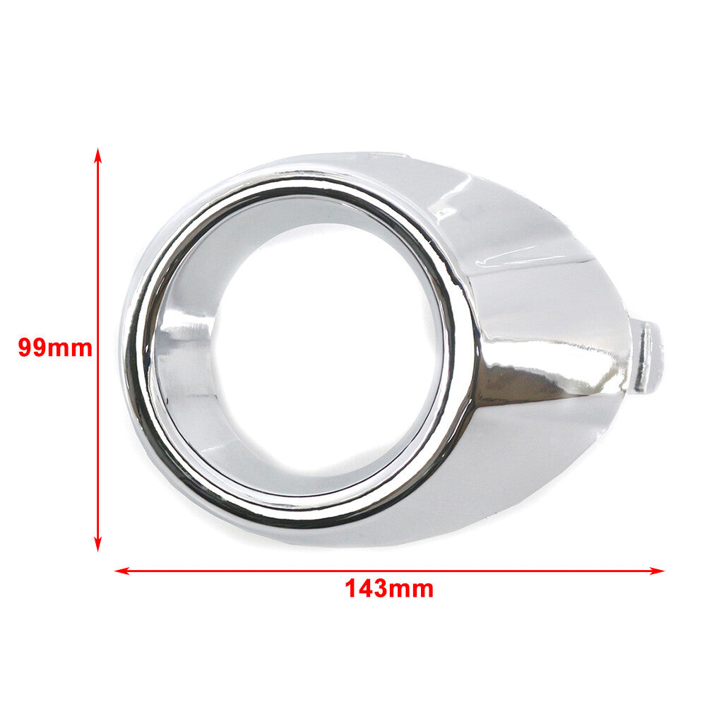 Chrome Fog Light Lamp Frame Surround Cover Trim for Ford Fiesta 2008-2012
