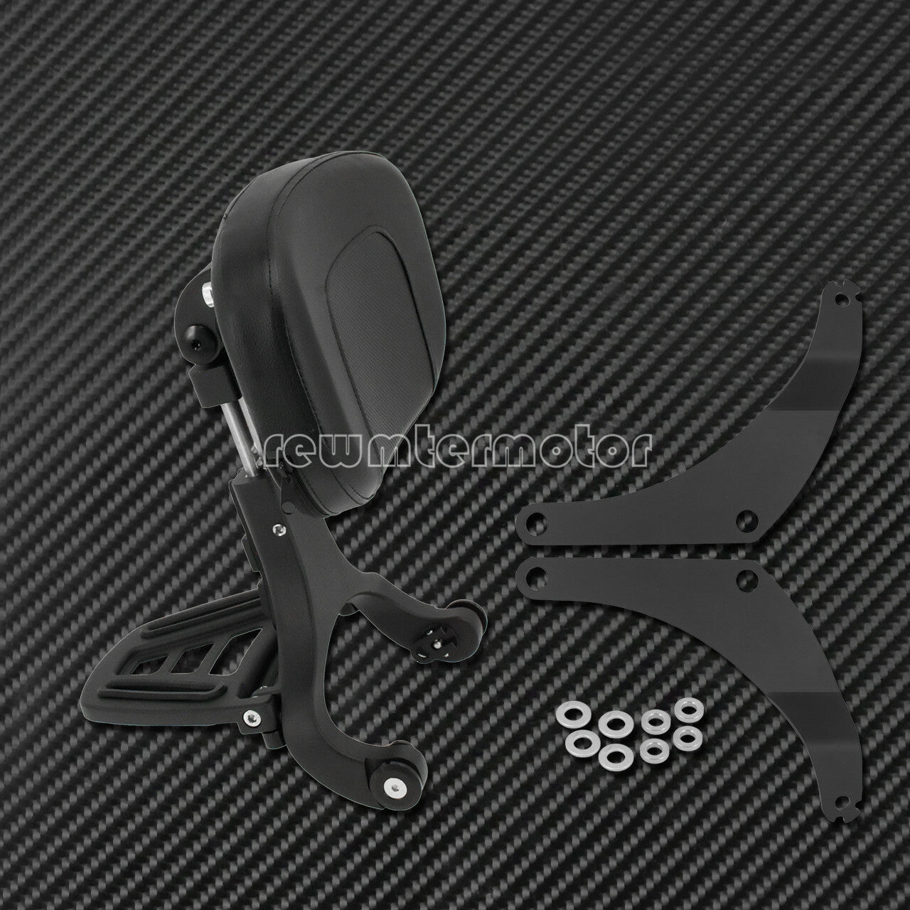 Multi-Purpose Black Driver  Passenger Backrest Fit For Sport Glide 2018-2022