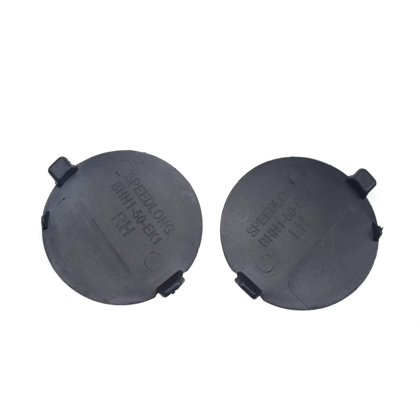 2PCS Left  Right Side Rear Bumper Hook Tow Eye Cap for Mazda 3 Axela 2014-2018