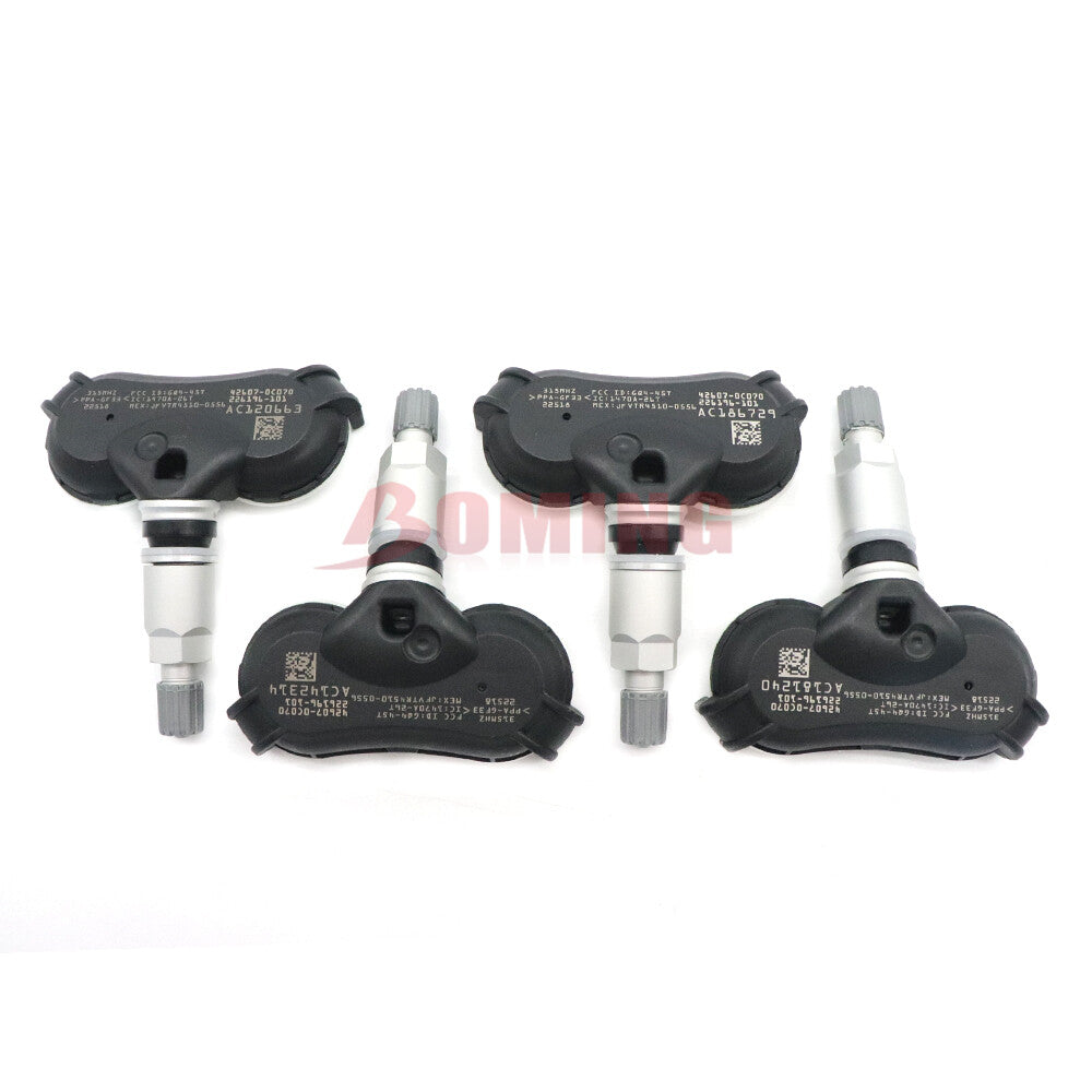 4PCS TPMS TIRE PRESSURE SENSOR 42607-0C070 for Toyota Sequoia for Sienna Tundra