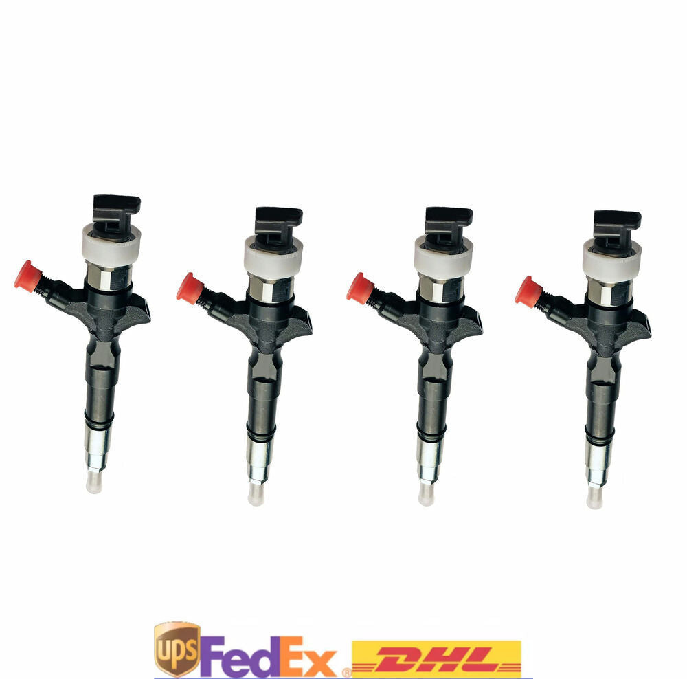 Set of 4 Common Rail Injector 23670-30050 095000-5881 for 2KD VIGO for Toyota