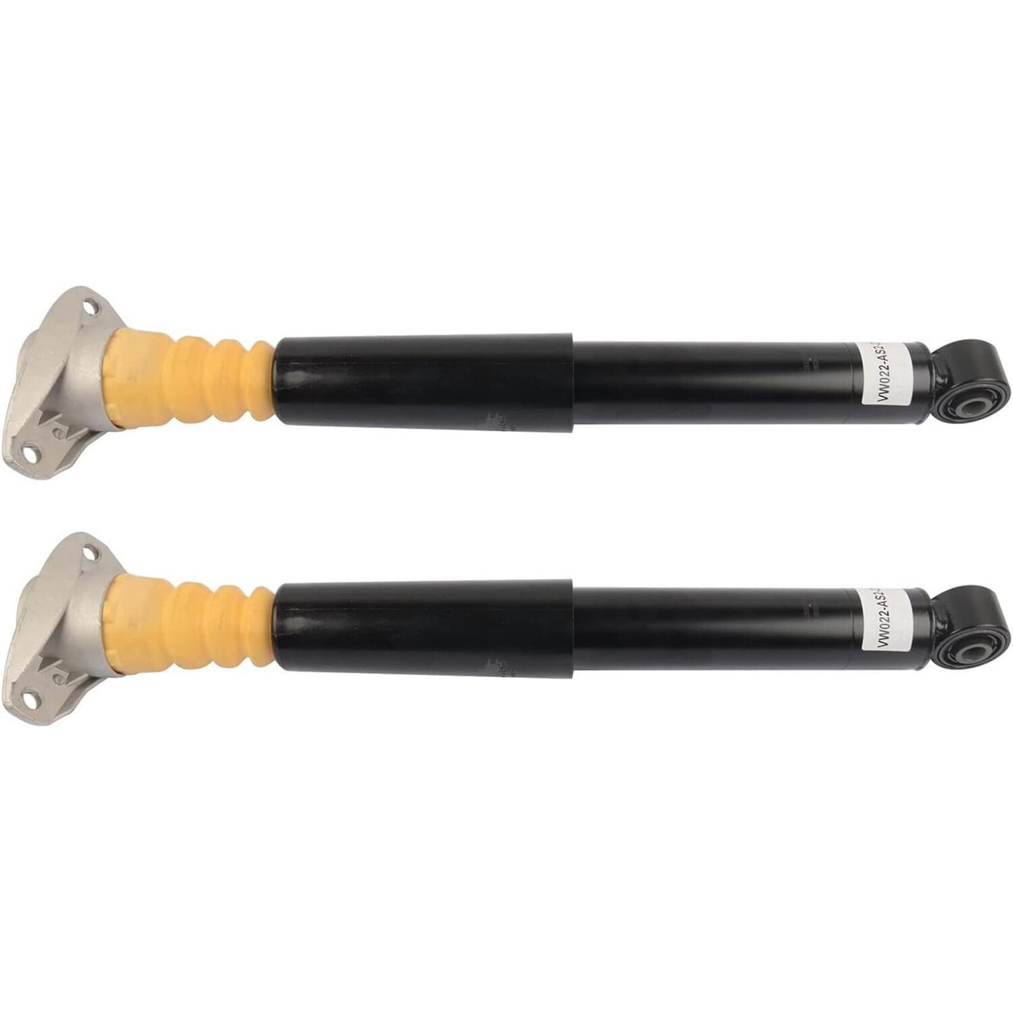 A pair of rear hydraulic shock absorber struts are suitable for Mercedes W140, S500, and S600 models from 1992 to 1999.