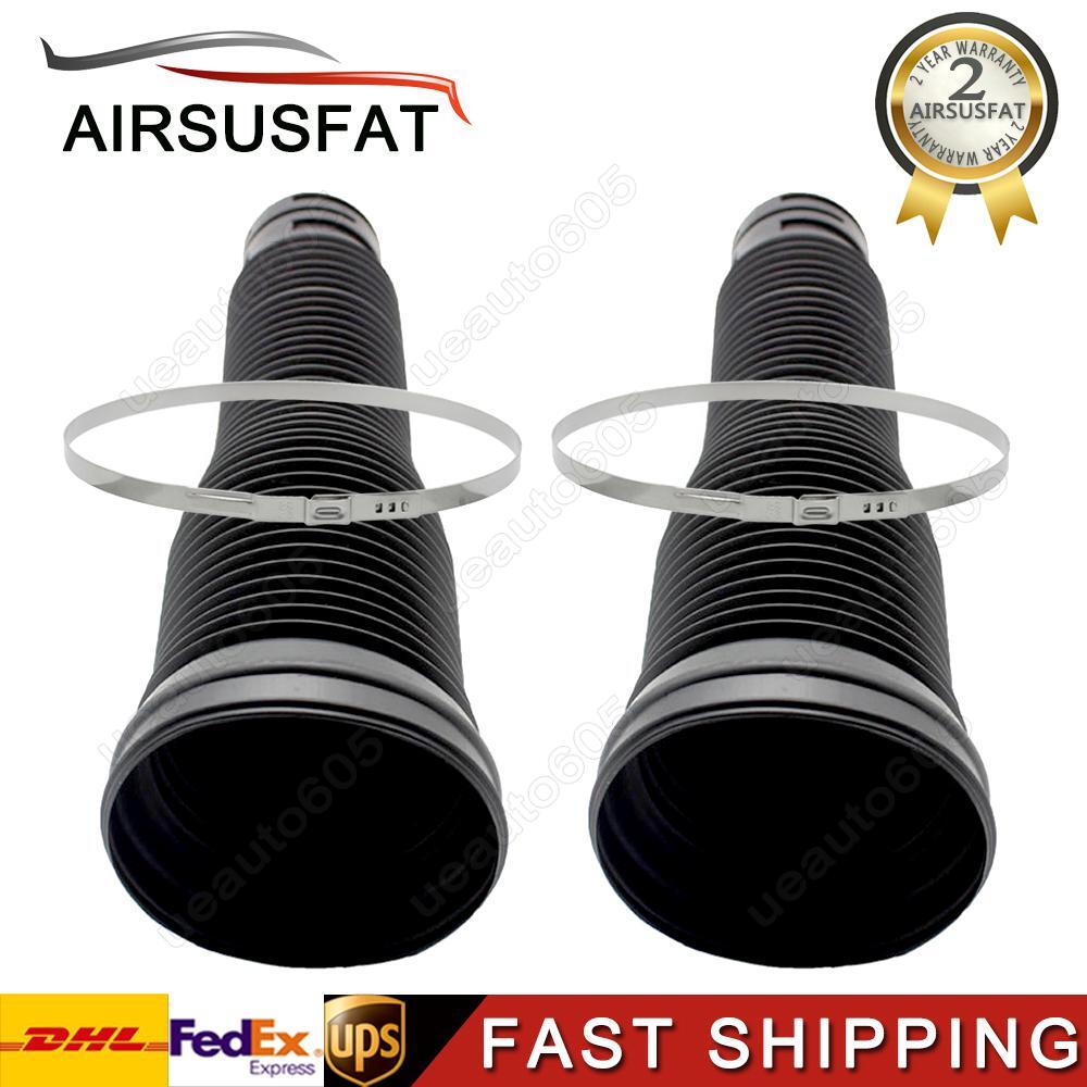 2x for Mercedes W221 S CL Class Rear Air Suspension Shock Dust Boot Cover + Ring