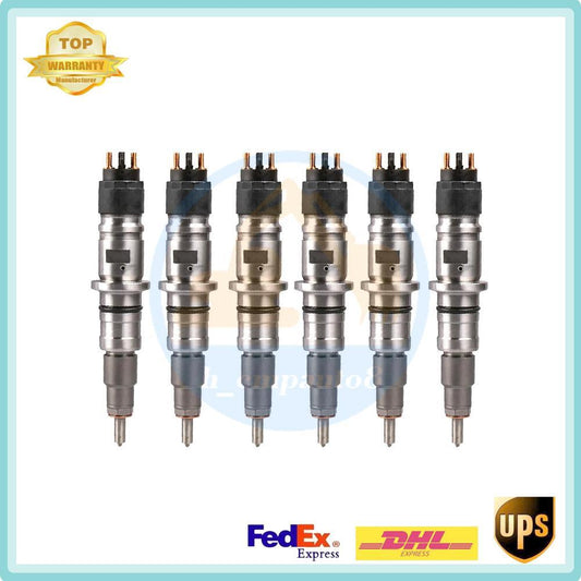 6PCS Fuel Injector 0445120050 Diesel Fits for Dodge for Ram 2500 3500 6.7L 07-12 New