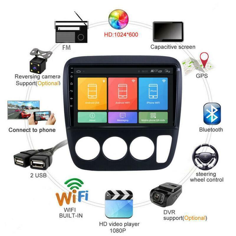 For 1995-2001 for Honda CRV CR-V Android 10.1 Car Stereo Radio 9 GPS FM Head Unit