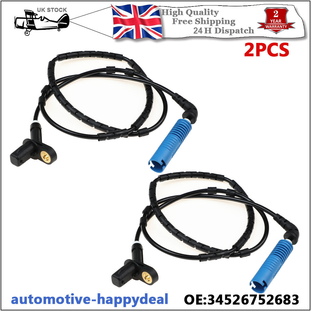 2X ABS Wheel Speed Sensor Rear Left  Right for BMW 3 Series E46 (1998-2007) Set