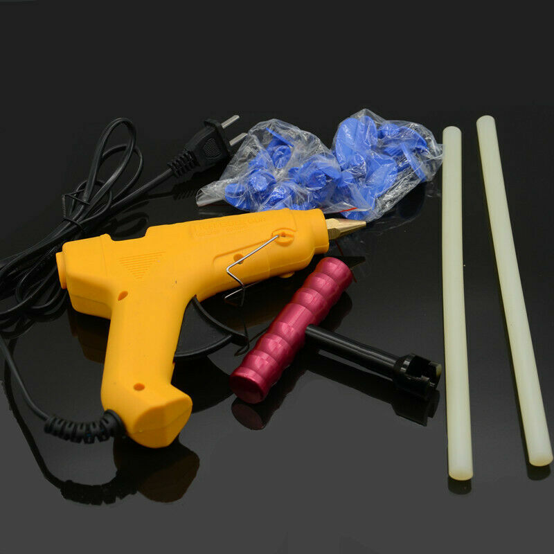 Car T-Bar Slide Hammer Puller Lifter Paintless Glue Gun Panel Dent Repair Tool