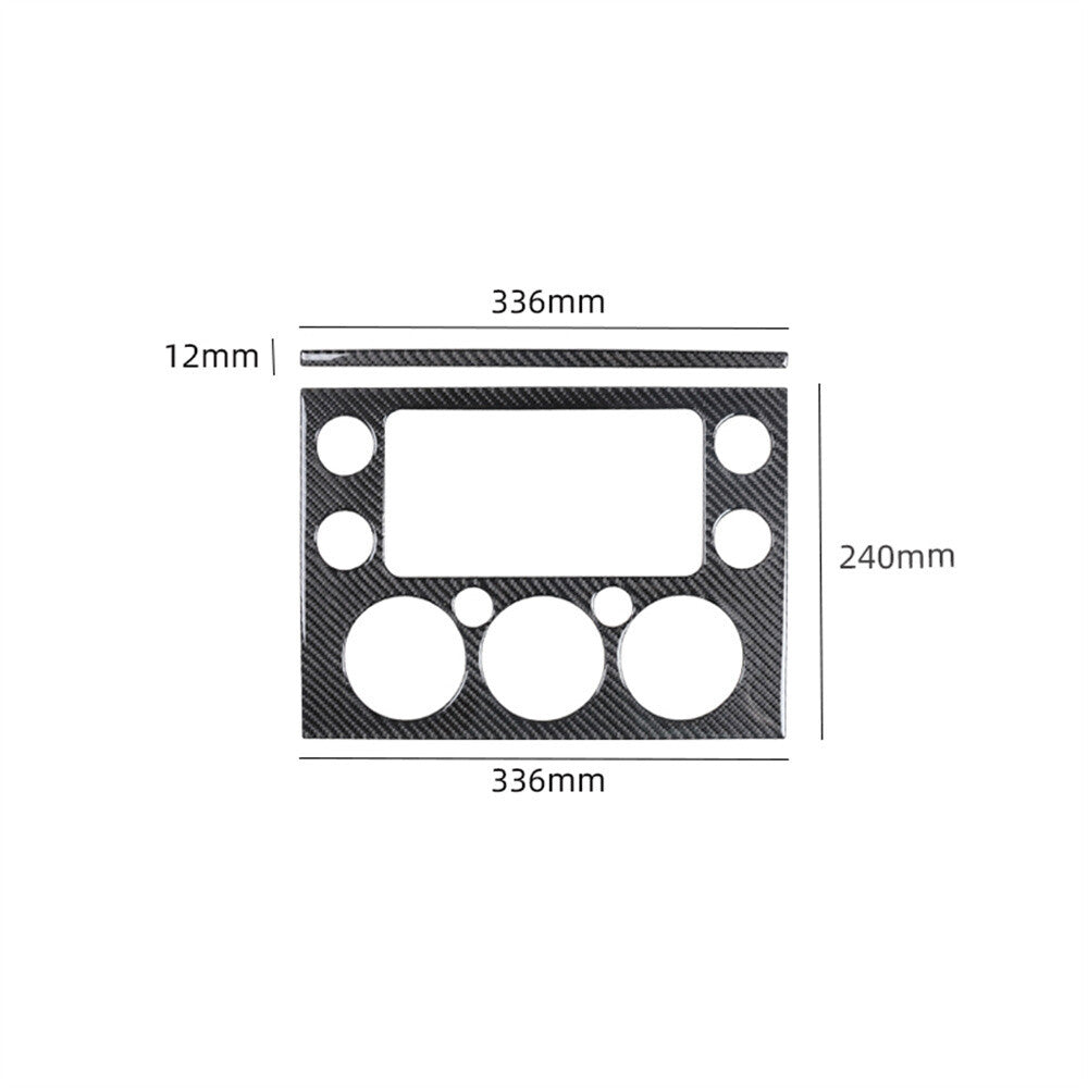 Carbon Fiber Center Console Navigation Screen Trim For Toyot@ FJ Cruiser 2007-21