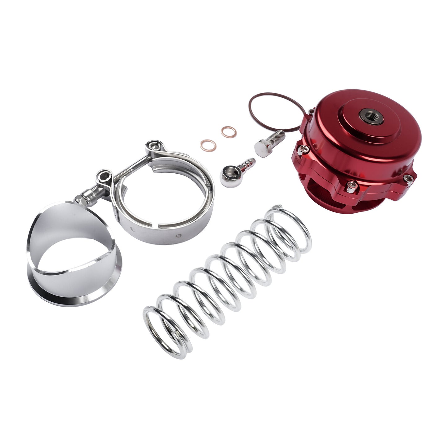 Q Series 50mm Blow Off Valve BOV (Ver. 2) fits TIAL Flange Red- SHIPPING