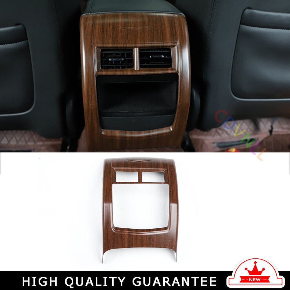 for Cadillac CT6 2016-20 Matte Wood Grain Inner Rear Air Outlet Vent Frame Trim
