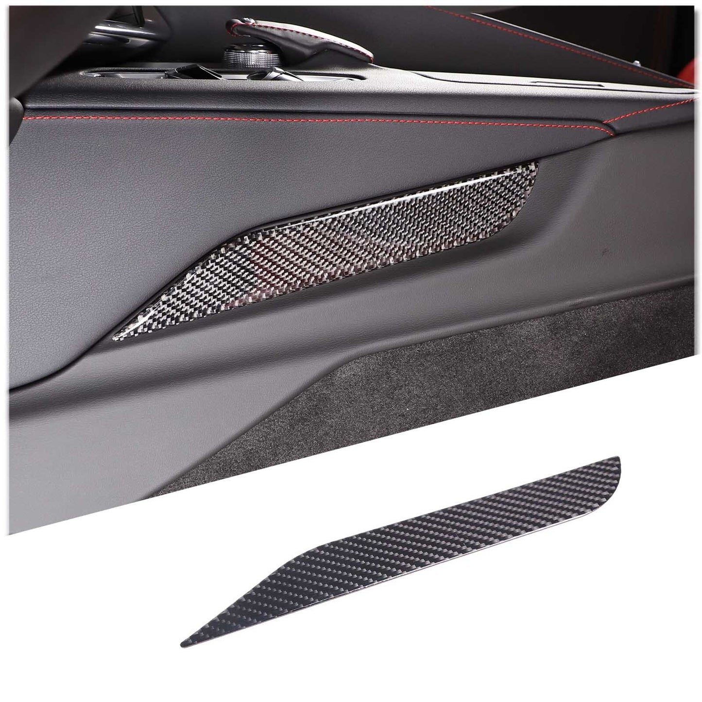 ABS Black Center Gear L-Shaped Storage Tray Box for Toyota FJ Cruiser 2007 - 2021