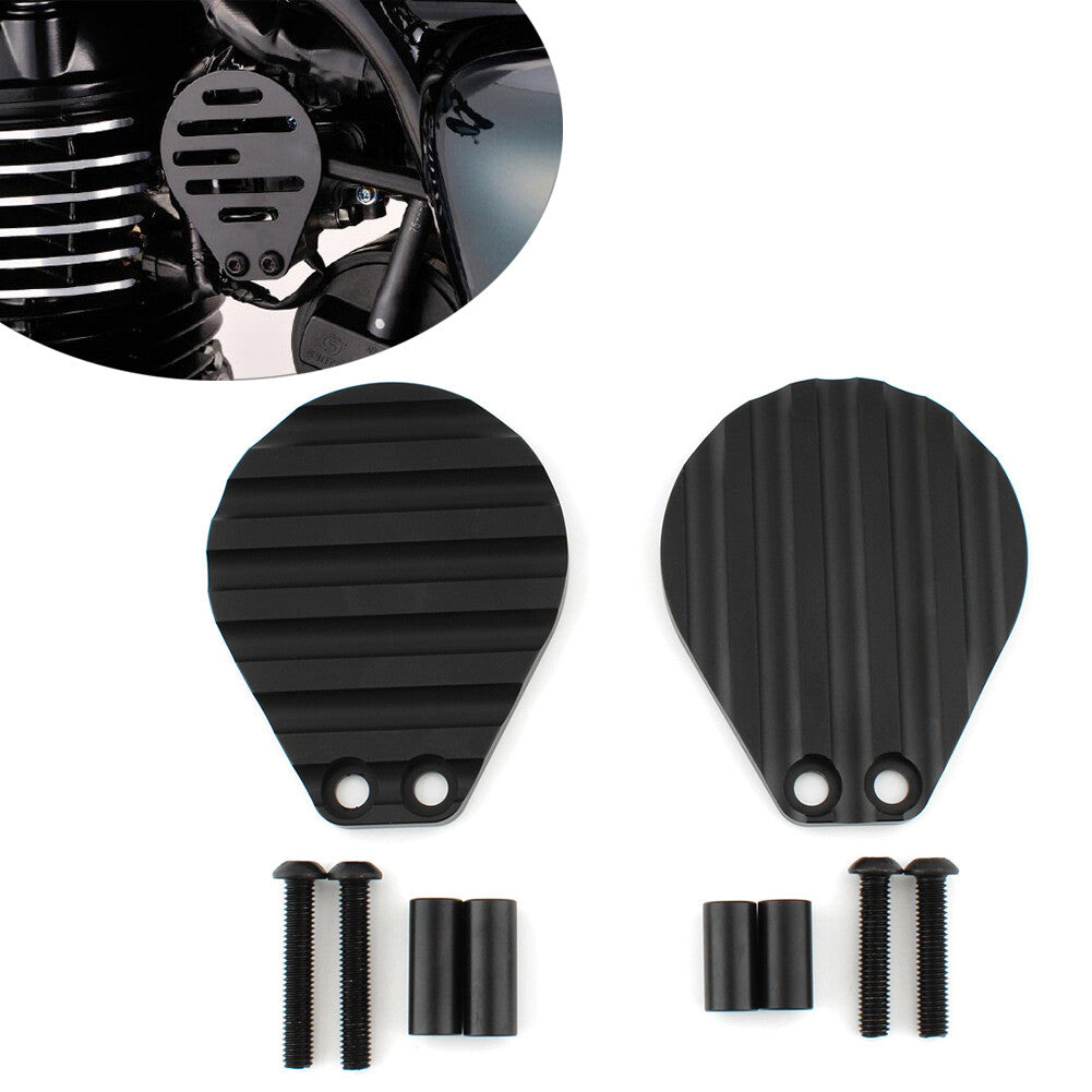 Throttle Valve Cover Carburetor Guard Lid Black for Honda GB350 NC59 CB350S Bike