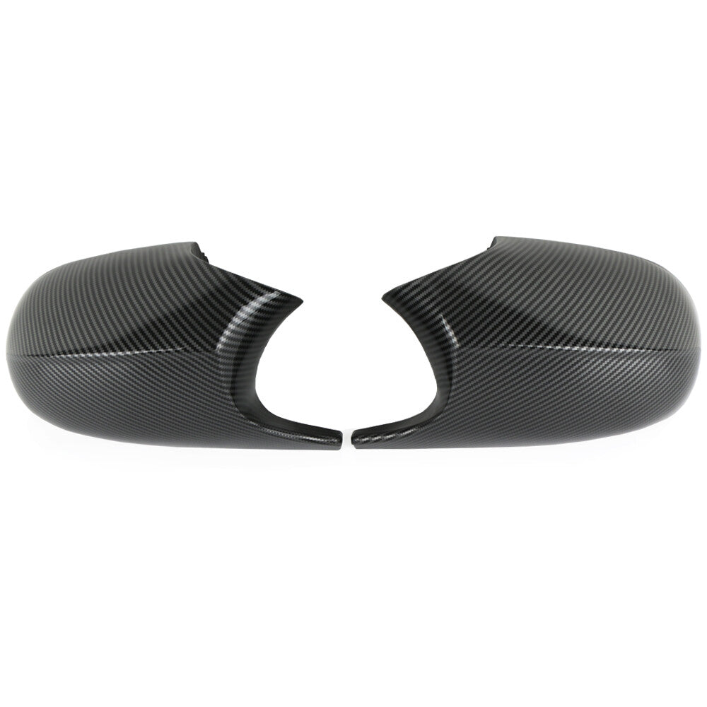 2x Rear Wing Mirror Cover Cap for BMW E90 E91 E92 E93 Facelifted Carbon Fiber