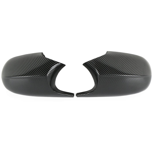 2x Rear Wing Mirror Cover Cap for BMW E90 E91 E92 E93 Facelifted Carbon Fiber