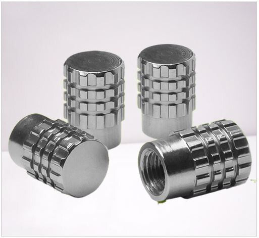 4-piece silver RT046 tire valve cover rod cover air valve dust cover for Mazda for Suzuki