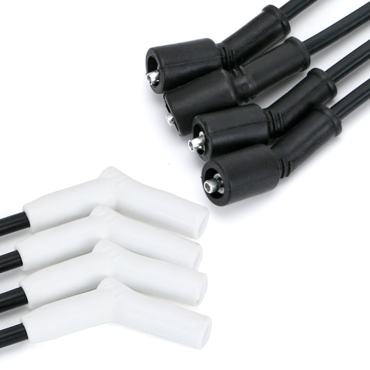 Black Ceramic LS Spark Plug Wire Set 45 for Corvette Camaro for GMC for Sierra Silverado