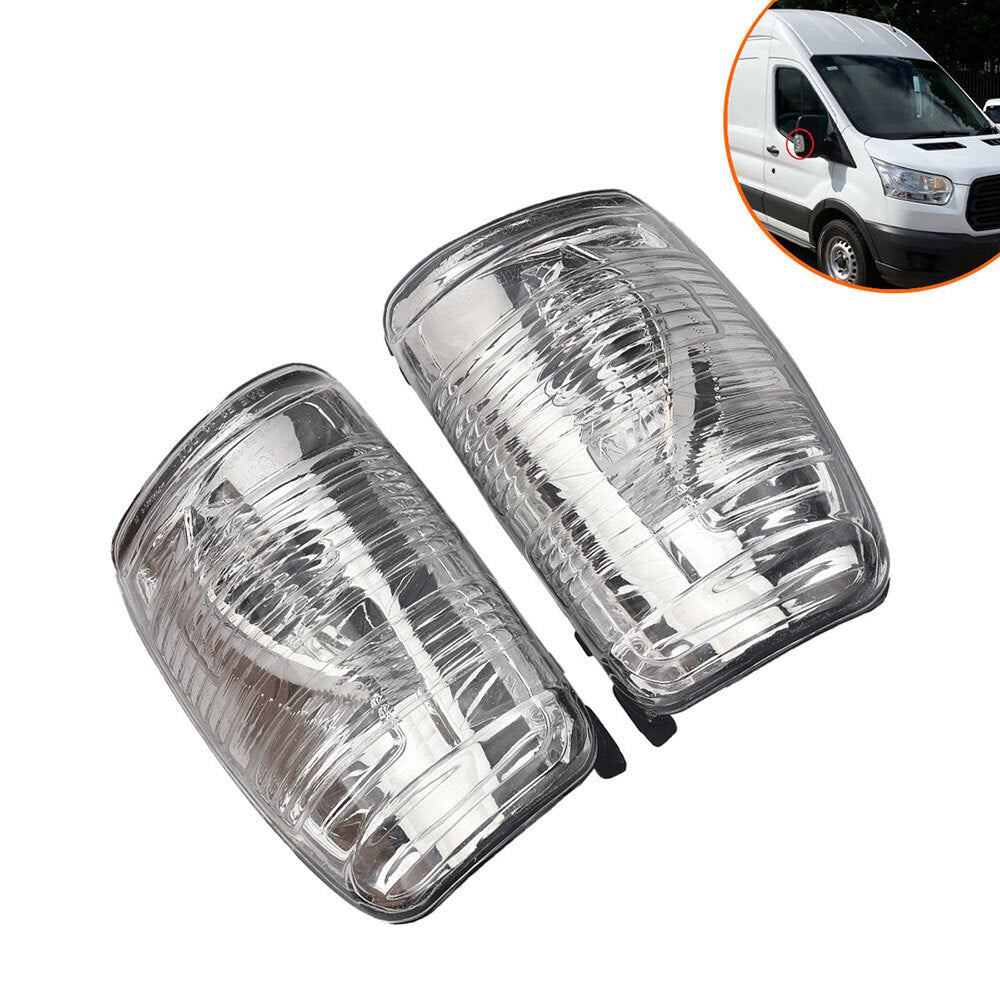 Left+Right Side Mirror Turn Signal Light For 2015-22 for Ford Transit 150 250 350HD