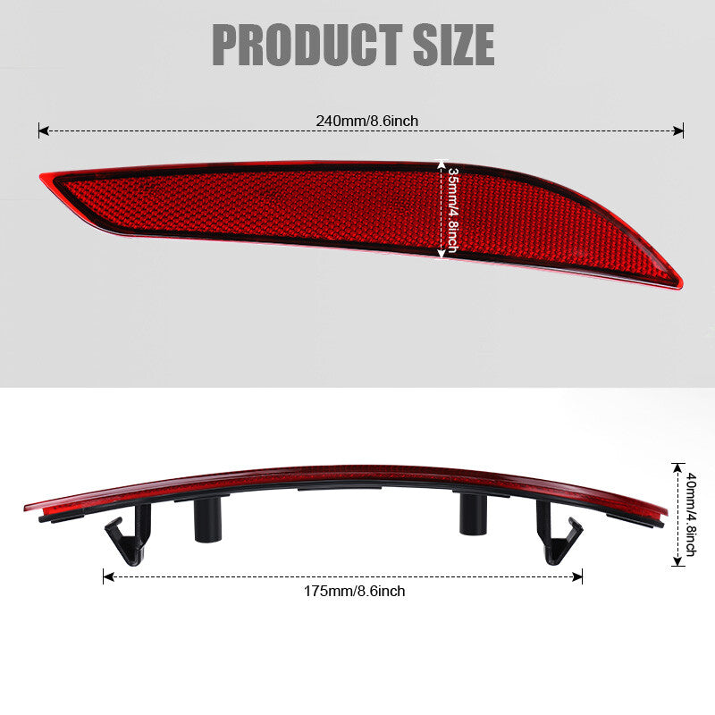 Right Passenger Side Rear Bumper Reflector Light For 2016-2019 for Chevrolet for Cruze