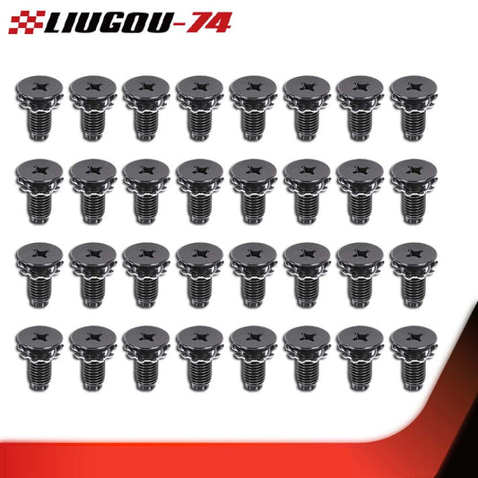 Fits 32-piece Hinge Screw Door Kit for 1948, 1949, 1950, and 1951 for Ford Pickup Trucks.