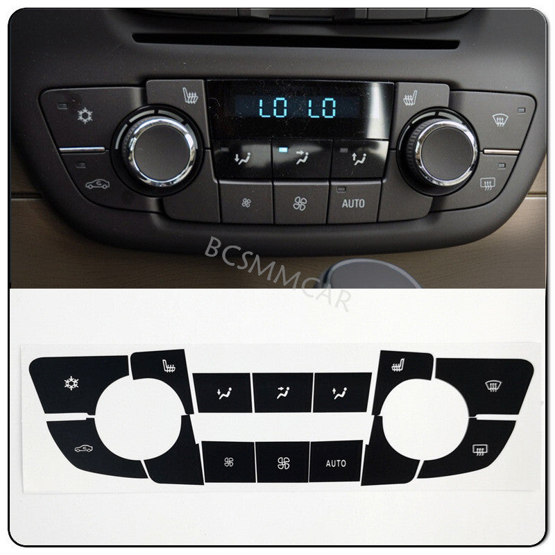 Fit for Buick Regal 2008-2013 A/C Dash Panel Repair Button Sticker Decals Decor