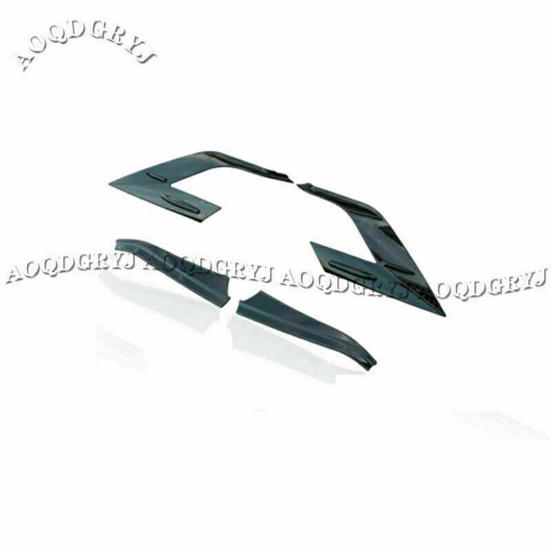 ABS Glossy Black Rear Bumper Taillight Cap Trim Cover for TOYOTA RAV4 2019-2022